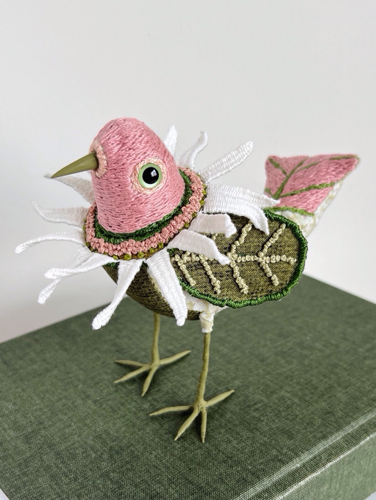 White Petaled Bloom Bird