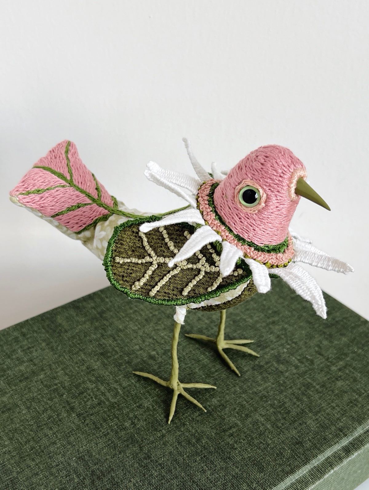 White Petaled Bloom Bird