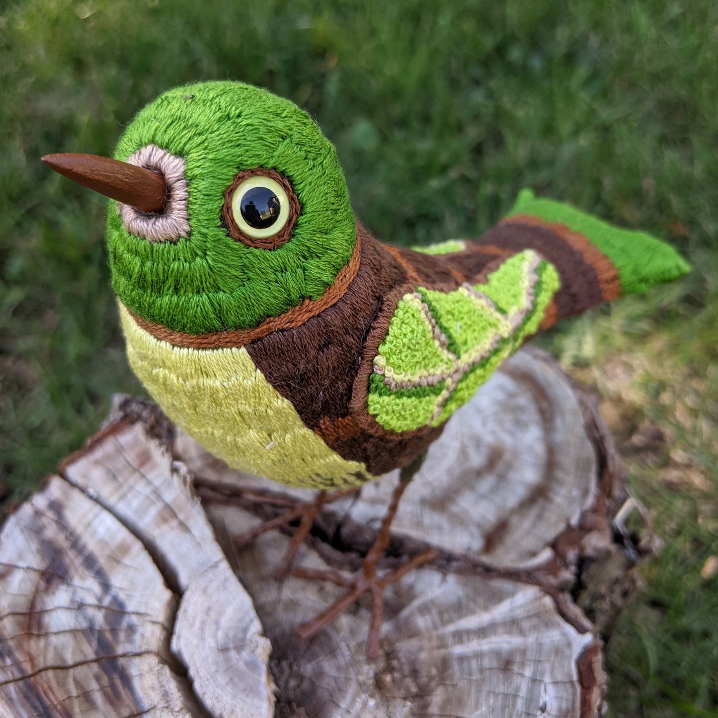 Green Grassy Gabberbeak