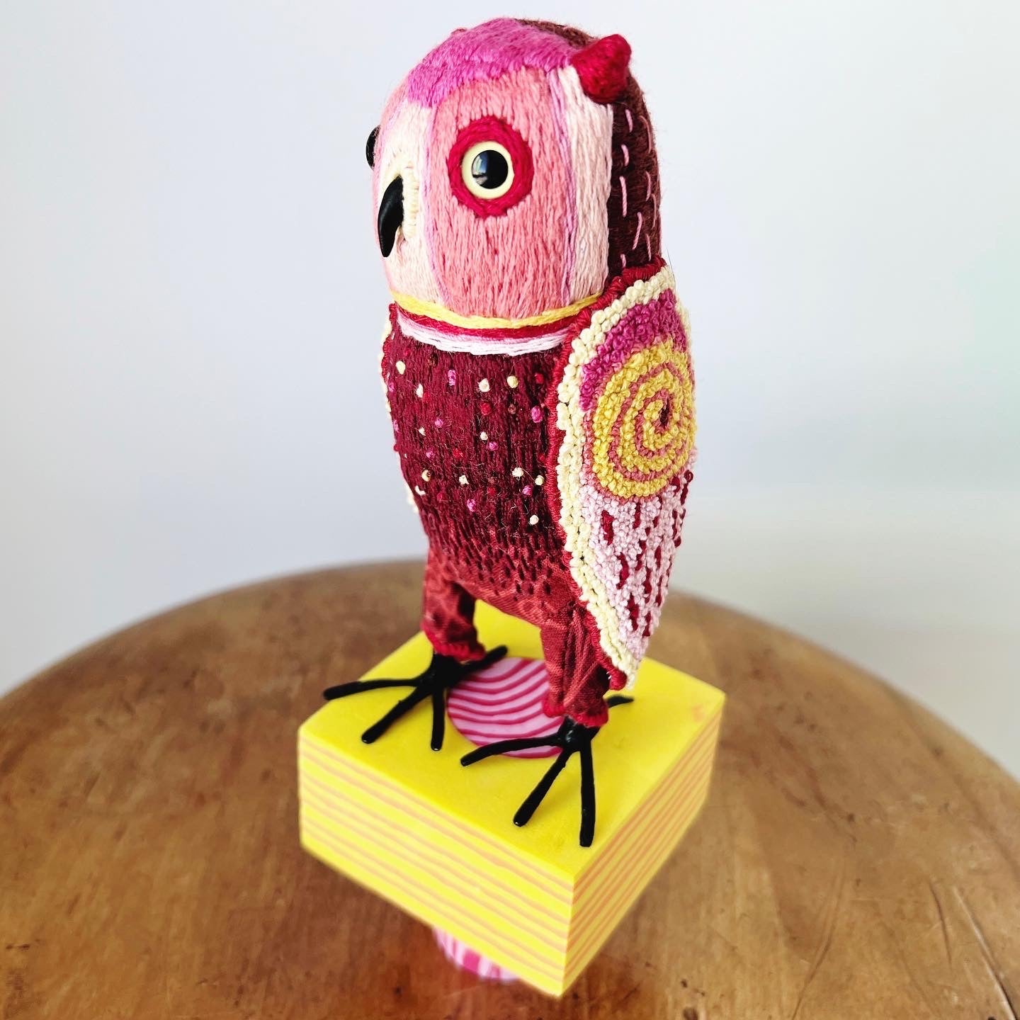 Lemon-Cherry Squeak Owl